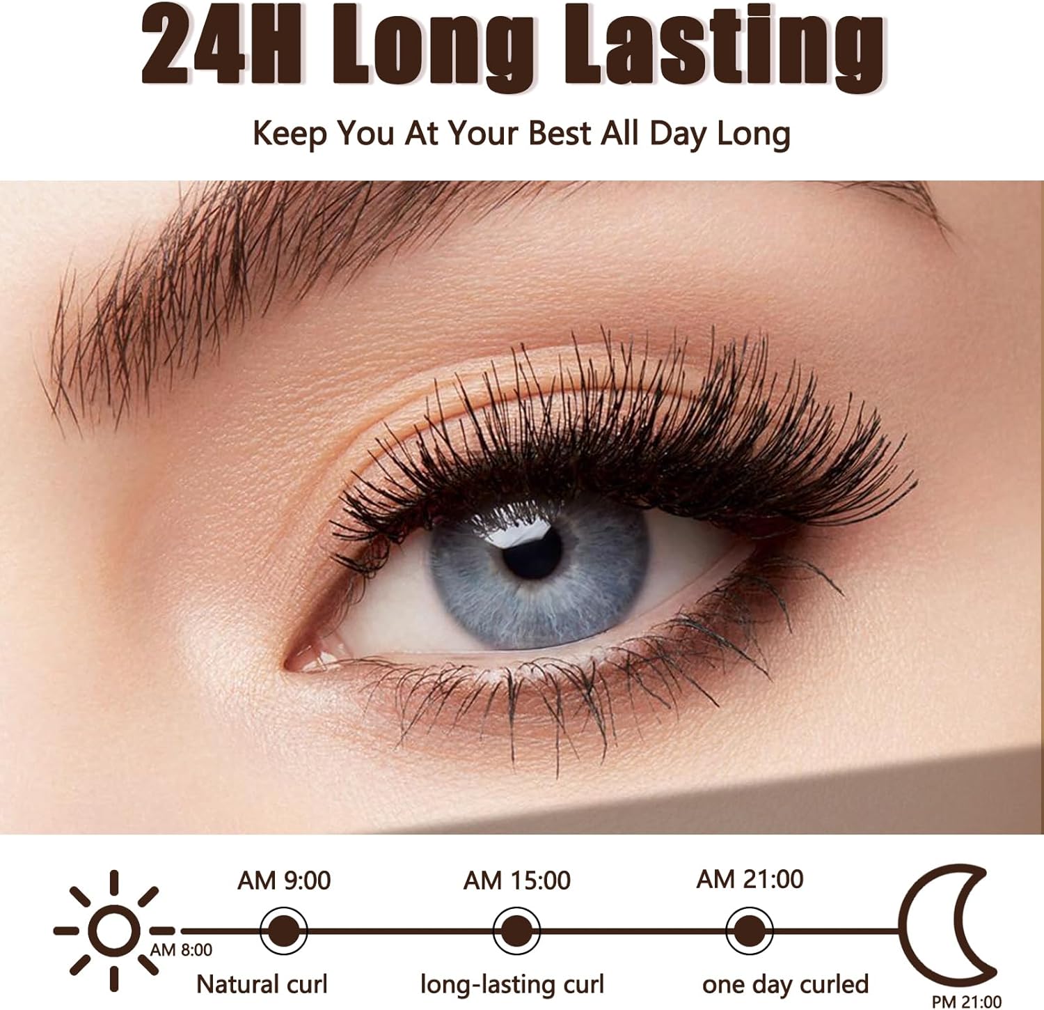 Heated Eyelash Curlers with Battery Indicator, Electric Eyelash Curler 3 Temperature Modes LED Display USB Rechargeable Makeup Tools, Heated Lash Curler Ideal Christmas Gift for Women LS423-FemmiqueWomen