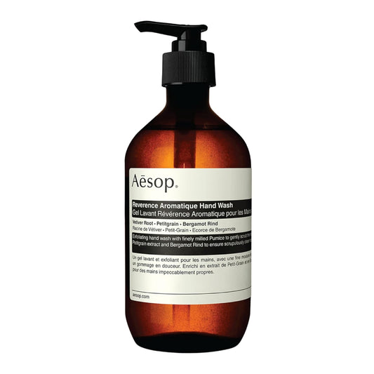 Aesop Reverence Aromatique Hand Wash | Gentle Exfoliating Hand Wash with Finely Milled Pumice | 500mL / 16.9 oz-FemmiqueWomen