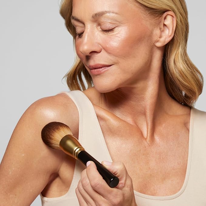 LAURA GELLER NEW YORK Classic Bronzer Brush | Fluffy Powder Brush, Contour & Define, Vegan Bristles-FemmiqueWomen