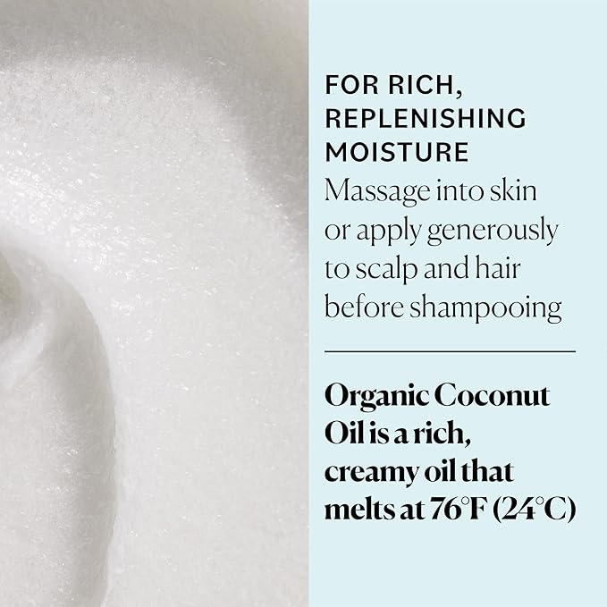 Sky Organics - Organic Coconut Oil for Skin & Hair, 16.9 fl oz - Multipurpose Hair Oil & Body Moisturizer - Vitamins, Antioxidants & Fatty Acids - Vegan, Cruelty Free - Extra Virgin, w ebook-FemmiqueWomen