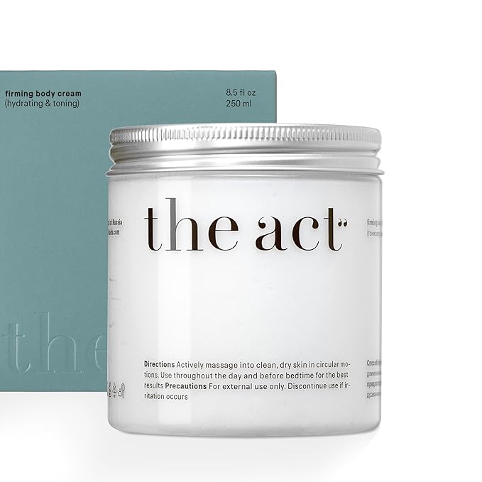 The Act Firming Body Cream – Hydrating Cream with Green Coffee & Lotus – Smooths and Nourishes Skin for a Spa-Like Experience for Men and Women, 8.5 fl oz-FemmiqueWomen