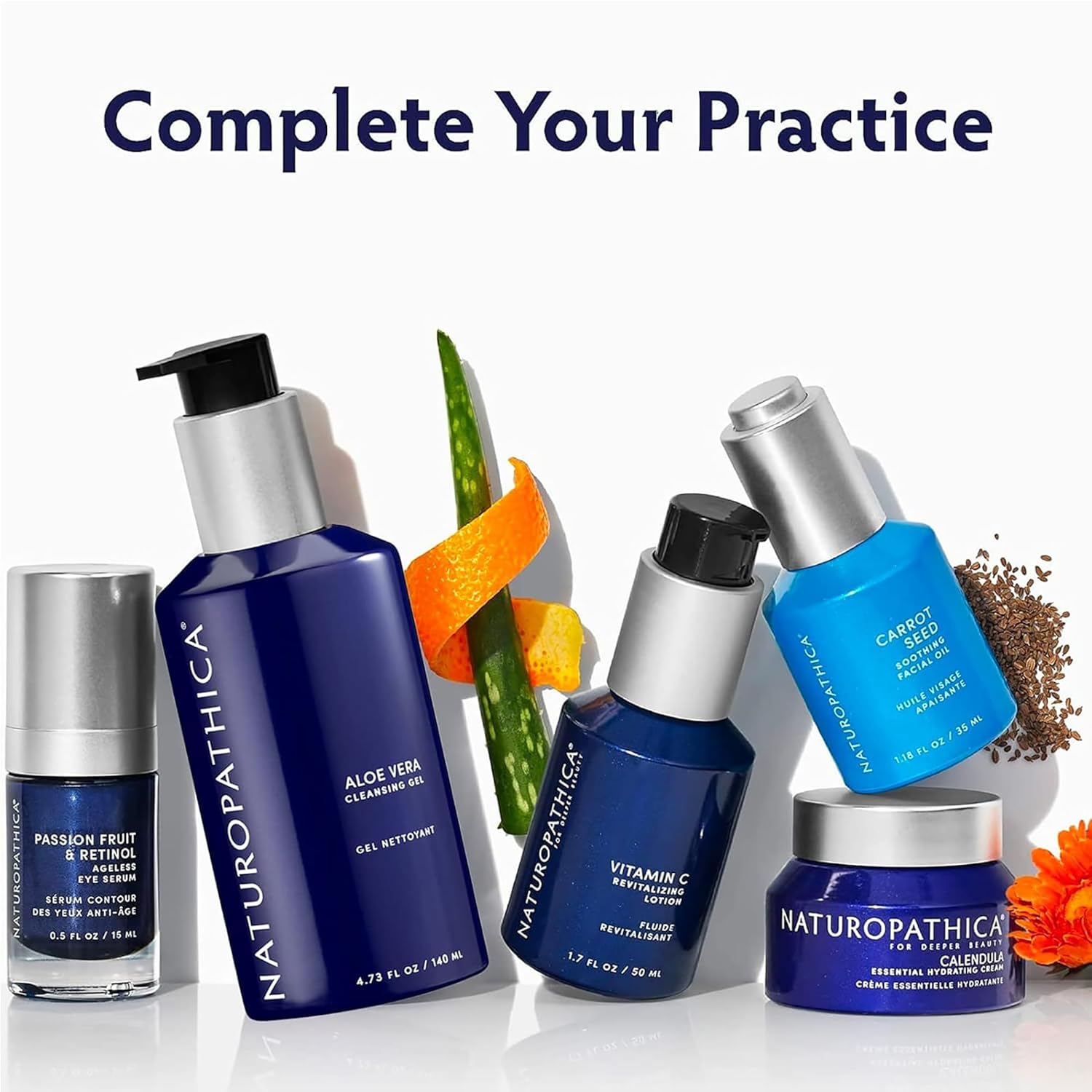 Naturopathica Aloe Vera Cleansing Gel, Facial Cleanser with Aloe Vera and Lavender, Clarifying Face Wash for Men and Women, 5 fl oz-FemmiqueWomen