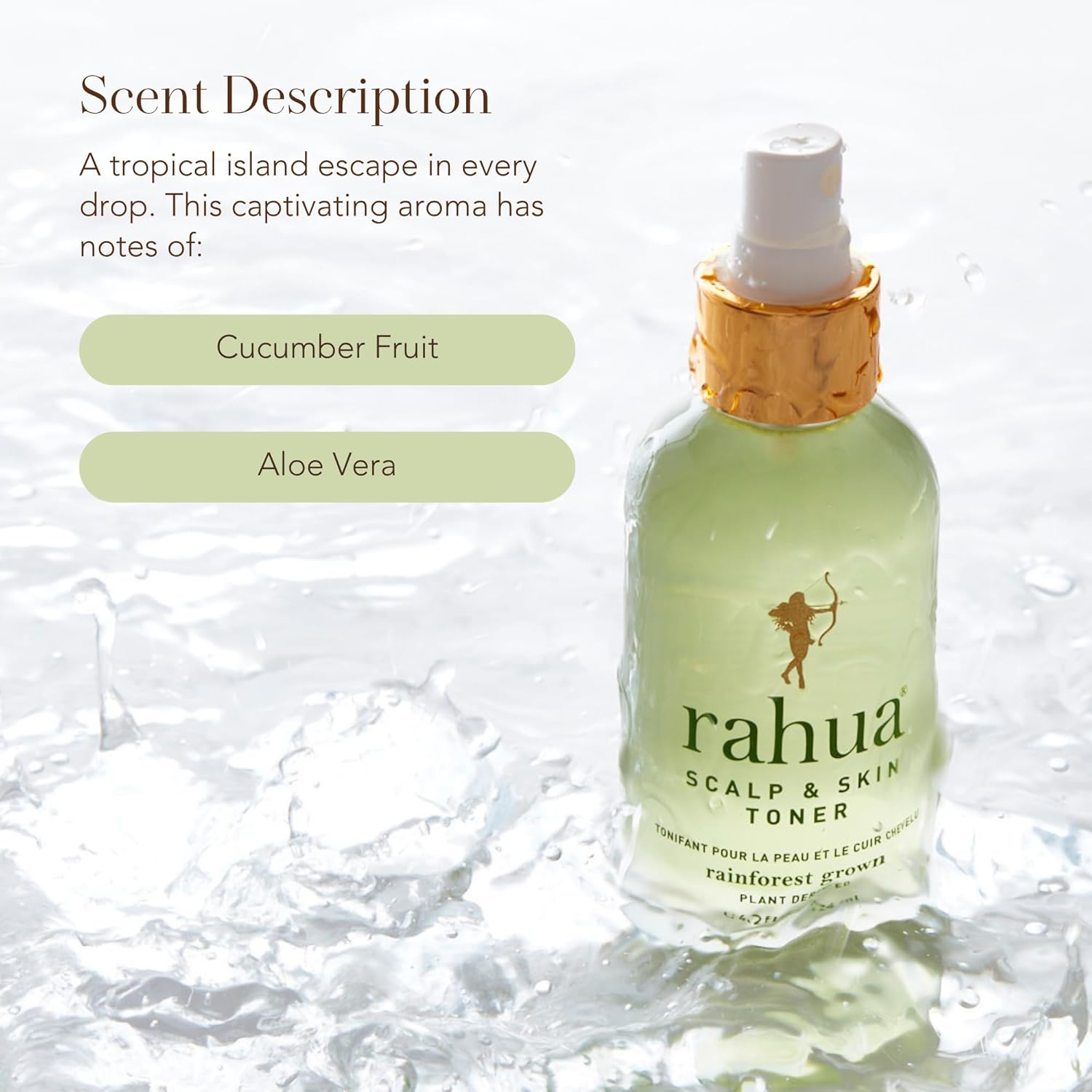 Rahua Scalp & Skin Toner, 4.2 Fl Oz, Revitalizing Hair Toner for Skin Care, Scalp Refresh & Styling, Nourishing Naturally Infused, Plant Powered Ingredients, for All Hair-Types, Vegan-FemmiqueWomen