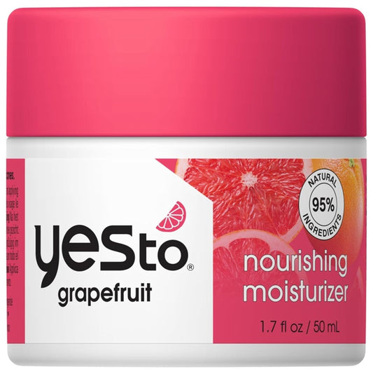 Yes To Grapefruit Nourishing Moisturizer, Renewing Formula That Seals In Moisture & Enhances Glow, Hydrates Brightens & Renews, With Vitamin C & Antioxidants, Natural, Vegan & Cruelty Free, 1.7 Fl Oz-FemmiqueWomen