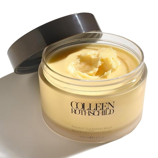 COLLEEN ROTHSCHILD Jumbo Radiant Cleansing Balm | Deeply Cleanses, Soothes & Removes Makeup & Impurities | Restores Luminosity | Calms & Decongests | Combats Dehydration (6.8 fl oz)-FemmiqueWomen