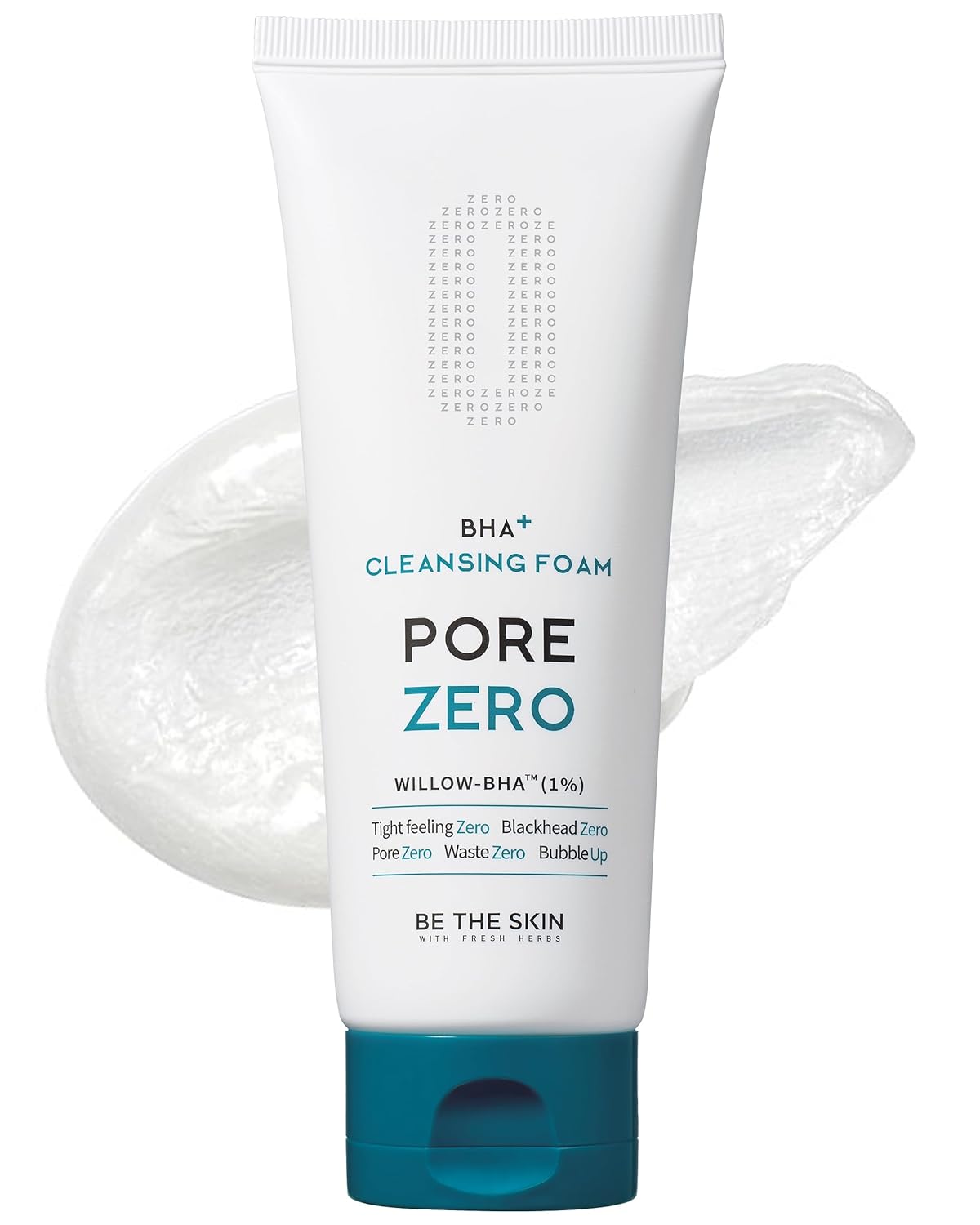 [Be the Skin] BHA+ Pore Zero Cleansing Foam 5.07 fl oz / 150 ml | Face wash cleanser for pore care and sebum control | For sensitive and combination skin-FemmiqueWomen
