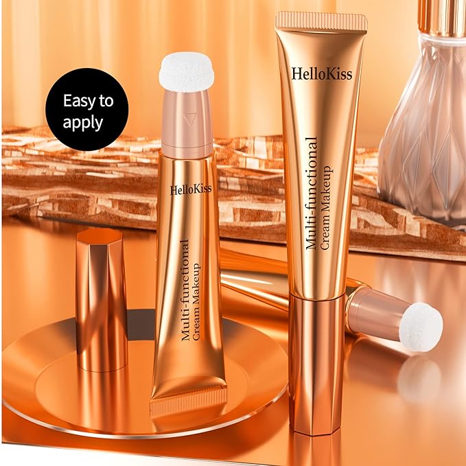 3pcs Contour Beauty Wand, Blush Wand and Liquid Highlighter Wand with Cushion Applicator, Long Lasting Silky Smooth Blendable Contour Highlighter Blush Stick,Cruelty Free,Contour +Blush +Highlighter Set（#01+#03+#05）-FemmiqueWomen