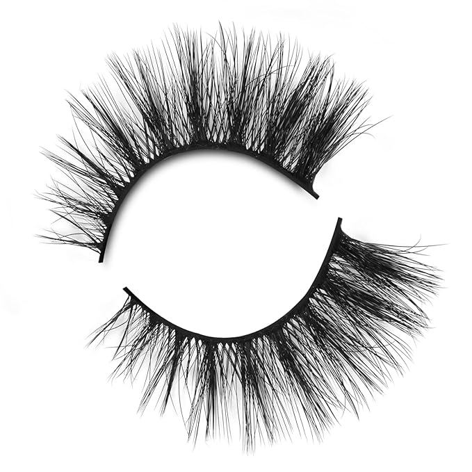 Onlyall Lashes Mink False Eyelashes Natural Wispy Lashes Soft Faux Mink Lashes Fluffy False Lashes 16MM A04-FemmiqueWomen