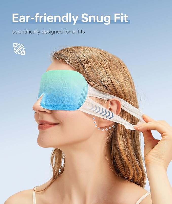 2 PCS Steam Eye Masks for Dry Eyes Warm Sleep Eye Mask-FemmiqueWomen