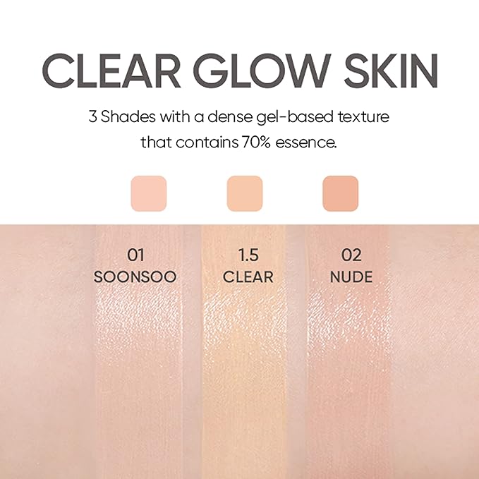 AMUSE Dew Jelly Vegan Cushion Foundation 02 NUDE | dewy, glow, long-lasting, double coverage, clean beauty, lightweight, natural look, foundation for sensitive skin, hydrating cushion-FemmiqueWomen