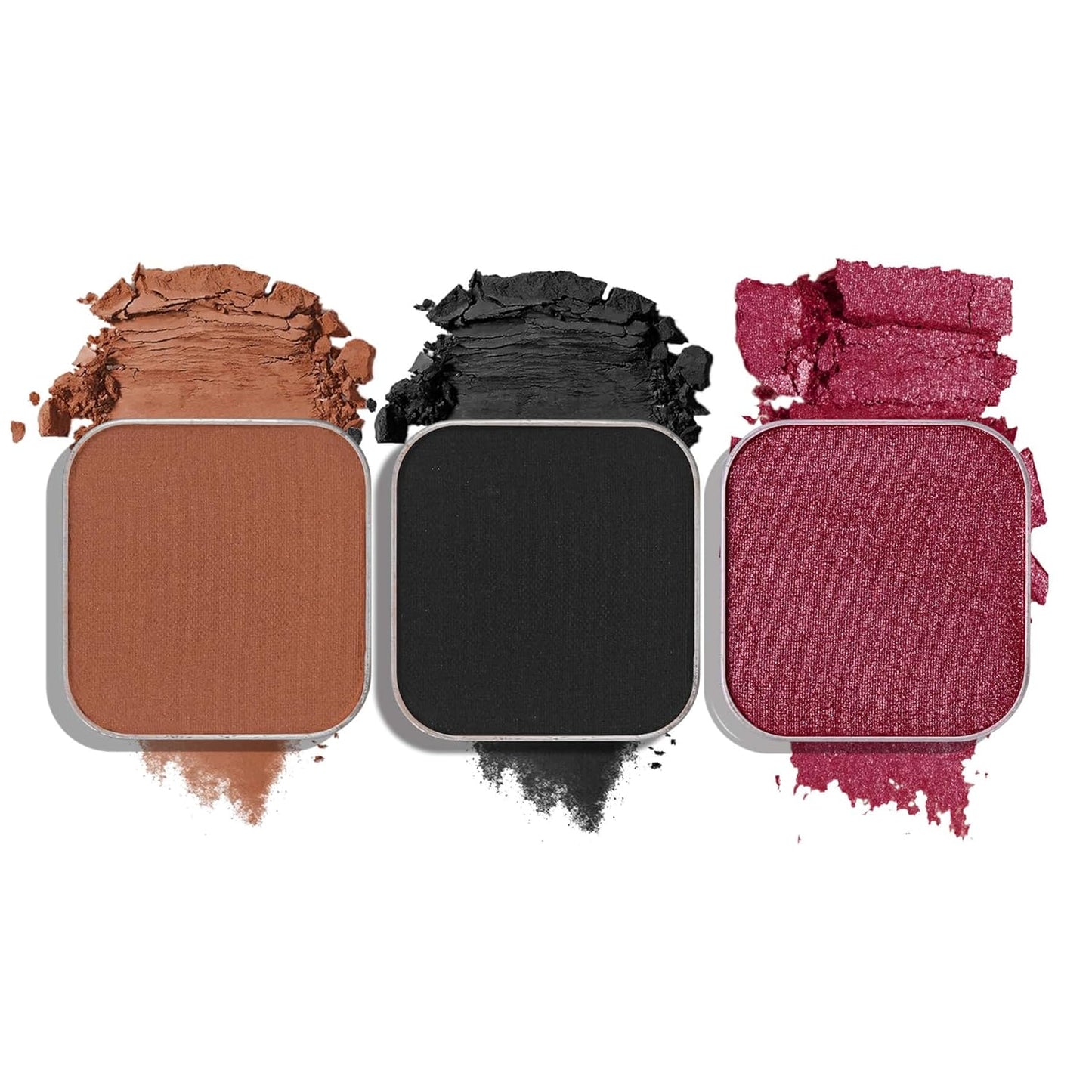 3-Color Eyeshadow Combo Pack – Matte & Shimmer Neutral Shades,Powder, Highly Pigmented, Long-Lasting, Refills Pans for Custom Magnetic Palette-FemmiqueWomen