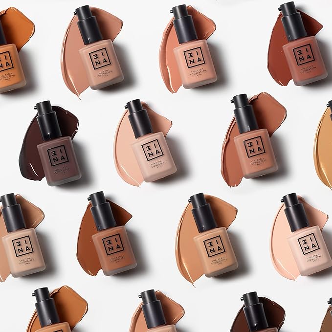 3INA The 3-In-1 Foundation 221 - Vegan Formula - Combination Of Primer, Concealer And Foundation - Medium Coverage - Natural Finish - Perfect For Covering Lines And Blemishes - Long Lasting - 1.01 Oz-FemmiqueWomen
