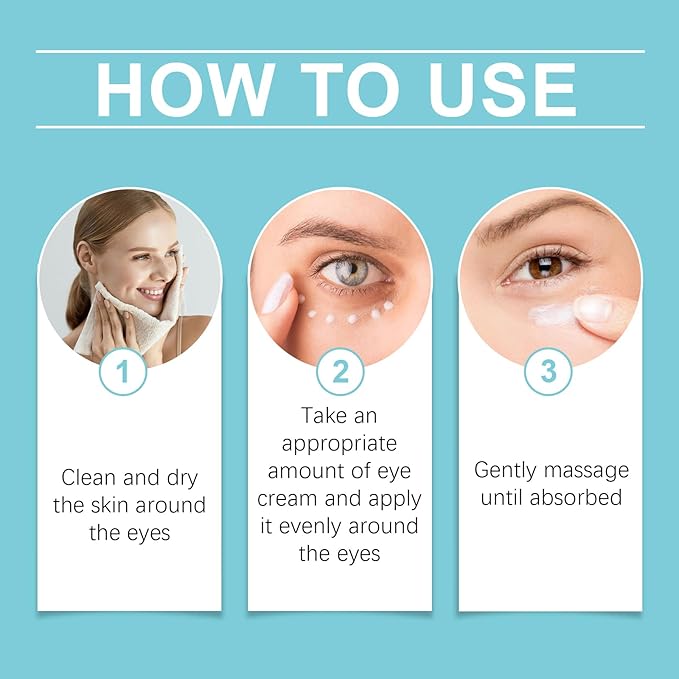 Instant Firm Eye Tightening Cream with Caffeine & Collagen & Vitamin E, Instant Firming Eye Cream, Eye Tightener Cream Travel Size 1 Fl Oz-FemmiqueWomen