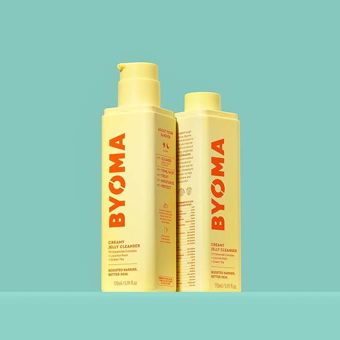 BYOMA Creamy Jelly Cleanser Refill - Hydrating Facial Cleanser for Skin Barrier Repair - Tri-Ceramide Face Wash for Sensitive Skin - Gently Removes Makeup & Excess Oil - 5.91 fl oz Refill-FemmiqueWomen