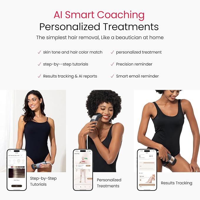 IPL Laser Hair Removal for Men, Dual Lights 100W, 35°F Sapphire Ice-Cooling, Quadruple-Pulse PHR Mode for Stubborn Hair, at Home Hair Removal Device for Armpits, Chest and Leg-FemmiqueWomen