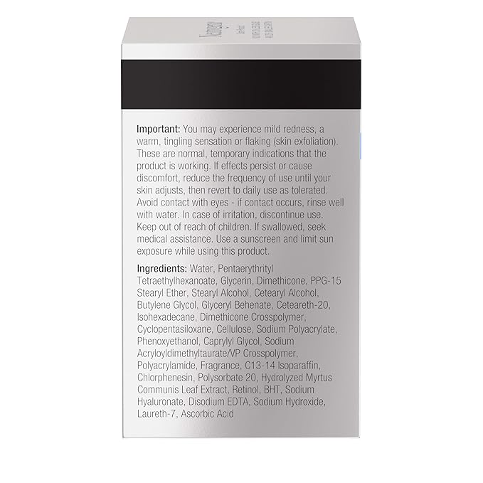 Neutrogena Rapid Wrinkle Repair Retinol Face Moisturizer, Daily Anti-Aging Face Cream with Retinol & Hyaluronic Acid to Fight Fine Lines, Wrinkles, & Dark Spots, 1.7 oz-FemmiqueWomen