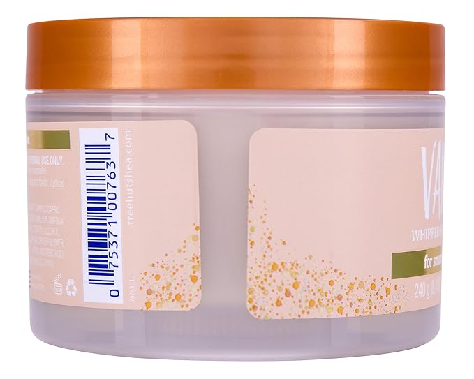 Tree Hut Whipped Shea Body Butter - Vanilla - 8.4 oz - Lightweight, Long-Lasting, Hydrating Moisturizer - Made with Shea Butter-FemmiqueWomen