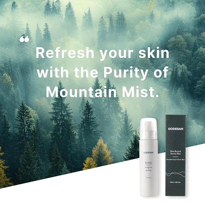 Skin Revival Serum Mist 1.35fl oz - Hydrating Facial Mist, Glowy Skin, Vegan, Sets Makeup, All Skin Type-FemmiqueWomen