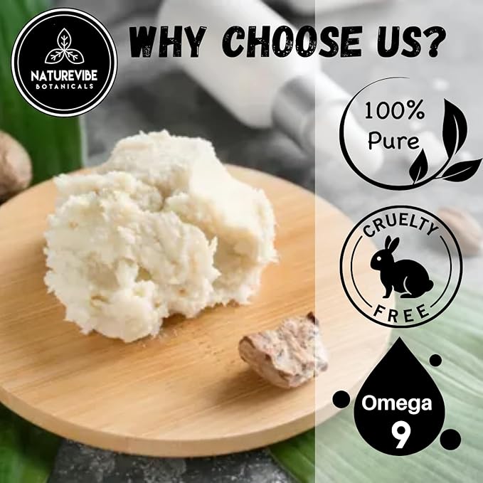 Naturevibe Botanicals Shea Nut Oil 32 Ounces | 100% Pure and Natural | Great for Skin Care and Hair Care-FemmiqueWomen