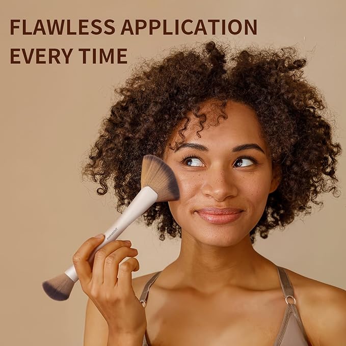 Makeup Brushes, Dual End Makeup Brush Set 7 Pcs, Foundation Contour Powder Concealer Eye Shadows Blush Make Up Brushes, Travel Gift Set, Cruelty-Free-FemmiqueWomen