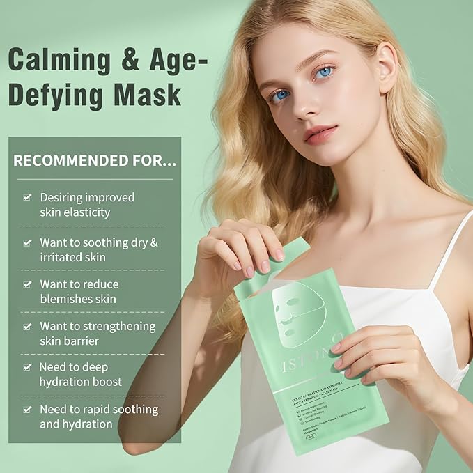 ISTON Overnight Hydrogel Face Mask for All Skin-FemmiqueWomen