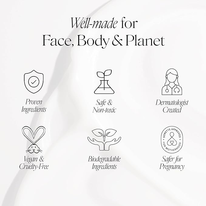 Doctor Rogers Body Cream. Hydrating Unscented Moisturizer for Dry Skin, with Shea Butter, Squalane, Ceramide, & Glycerin Moisturizing Lotion, 6.8 Ounce (200 ml)-FemmiqueWomen