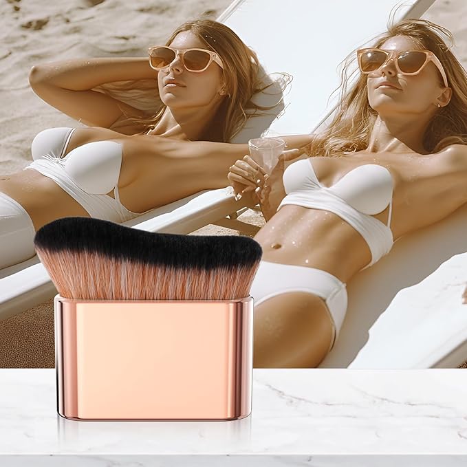 docolor Self Tanner Brush Body Makeup Brush for Flawless Face and Body Makeup, Sunless Tanner Blending Brush Body Brush for Self Tanner, Bronzer, Foundation, Vegan & Cruelty Free-FemmiqueWomen