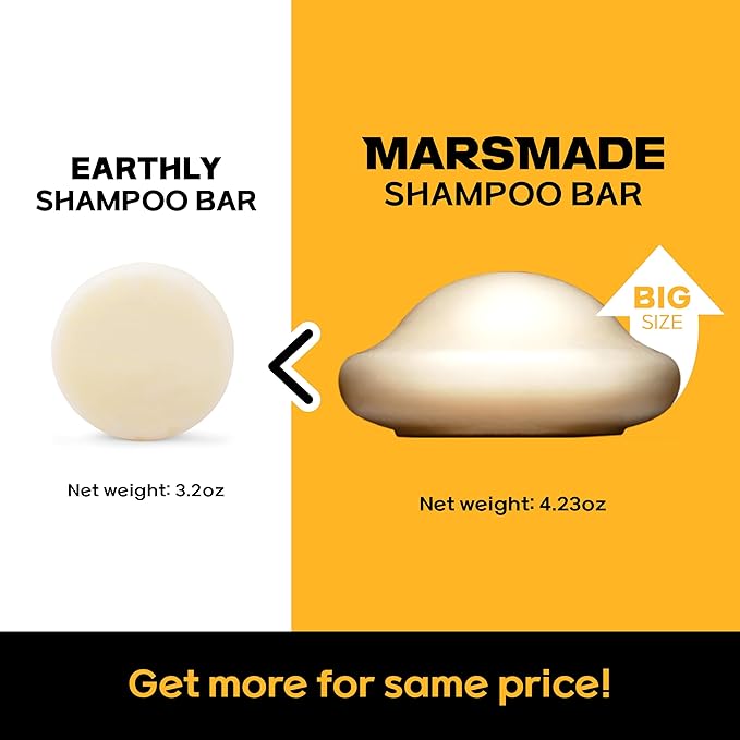 Rice Water Shampoo Bar 2.0 - Hydrating & Moisturizing Natural Hair Soap for Strengthening & Scalp Nourishment - Solid Bar for All Hair Types (120g, 4.23oz)-FemmiqueWomen