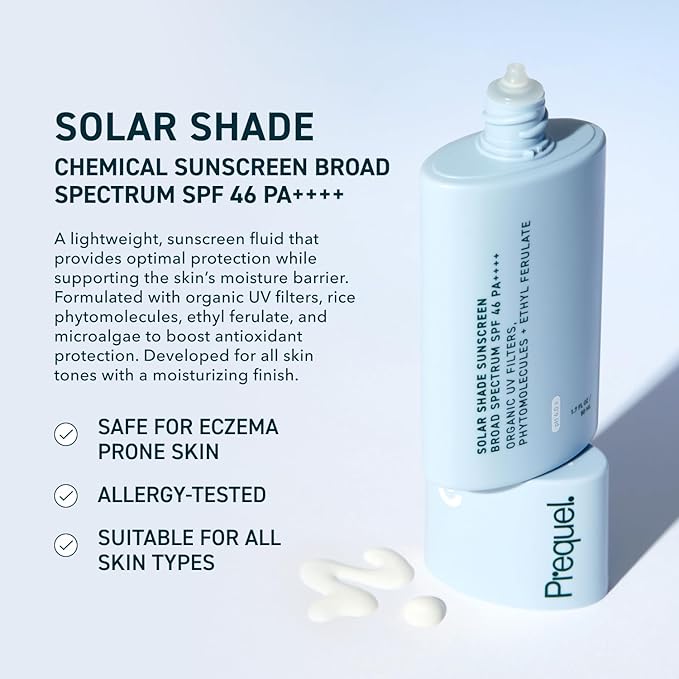 Skin Solar Shade - Moisturizing Face Sunscreen SPF 46 PA++++ Broad Spectrum UV Protection. Hydrating Sunblock for Dry Skin. Lightweight Travel Size Sun Protection, 1.7oz-FemmiqueWomen