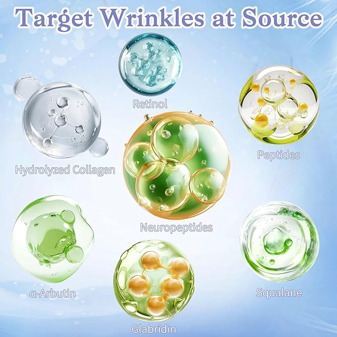 Neck Creams for Tightening and Firming - Anti Wrinkle & Treatment with Retinol Peptides, Ceramide - Overnight Moisturizer for All Skin Types - Sensitive Safe-FemmiqueWomen