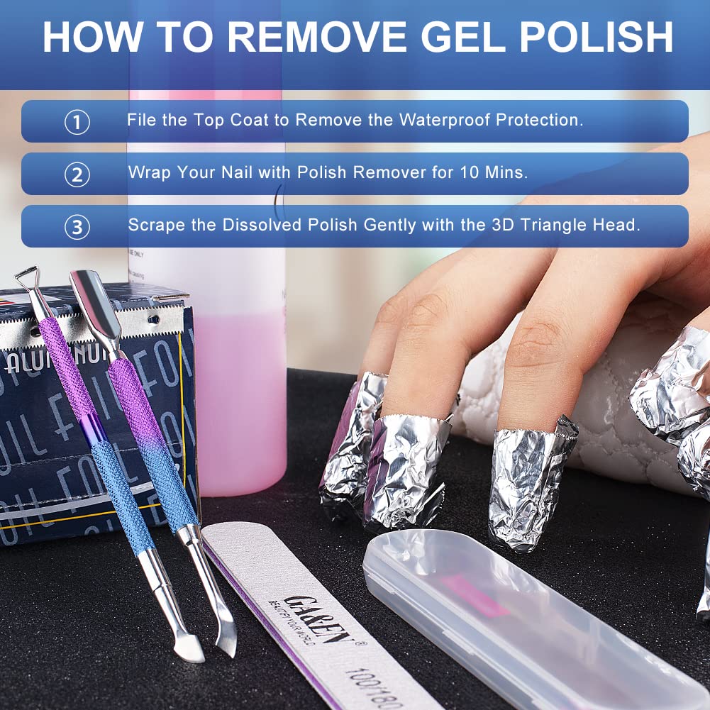 2PCS Metal Cuticle Pusher and Scraper (Blue Purple Mermaid), Nail Trimmer Cutter Stainless Steel Gel Scraper Tool, Nail Polish Remover Peeler Salon Manicure Pedicure Cleaner for Fingernail and Toenail-FemmiqueWomen