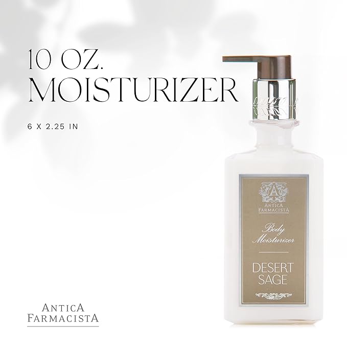 Antica Farmacista Body Moisturizer - Moisturizing Scented Lotion - Premium Body Moisturizer - Luxury Gift for Women & Men - Hand & Skin Hydration - Desert Sage, 10 Fl Oz-FemmiqueWomen