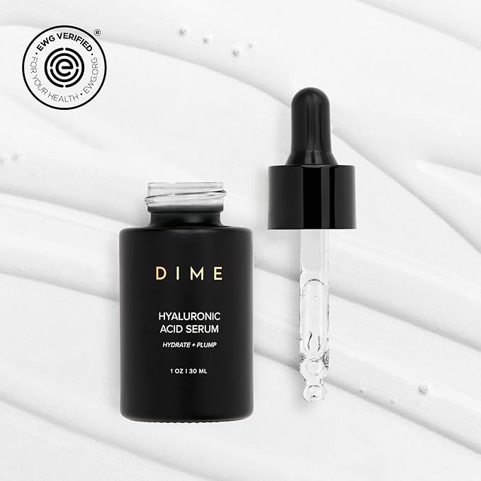 DIME Beauty Hyaluronic Acid Serum, Ultra Hydrating Face Serum with Pure Hyaluronic Acid, 1 oz / 30 ml-FemmiqueWomen
