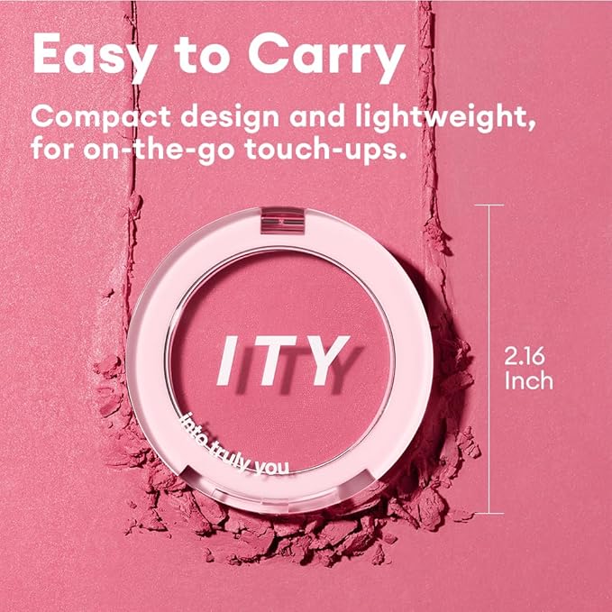 ITY Mood Blush, Blush for Cheeks Makeup,Moisturizing Creamy Blush Dual Funtions, Highly Spreadable, 0.18 oz (5.2g) in Cheer Up-FemmiqueWomen