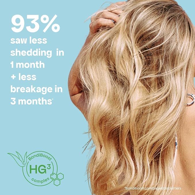 BONDIBOOST HG Anti-Thinning Shampoo for Women & Men [10.14 fl oz], Clinically Tested to Promote Fuller + Thicker-Looking Hair, Natural Mint Scent + Procapil, Redensyl & Rosemary Formula, Sulfate-Free-FemmiqueWomen