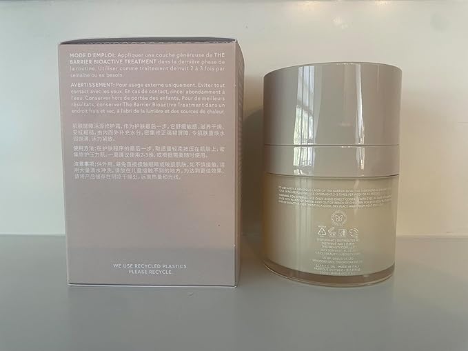 U Beauty BARRIER Bioactive Treatment - Night Cream Moisturizer for Face for Softer & Stronger Skin, Improves Rough, Dull Skin, Overnight Skin Barrier Cream with Urea, & Hyaluronic Acid - 1.7 fl oz-FemmiqueWomen