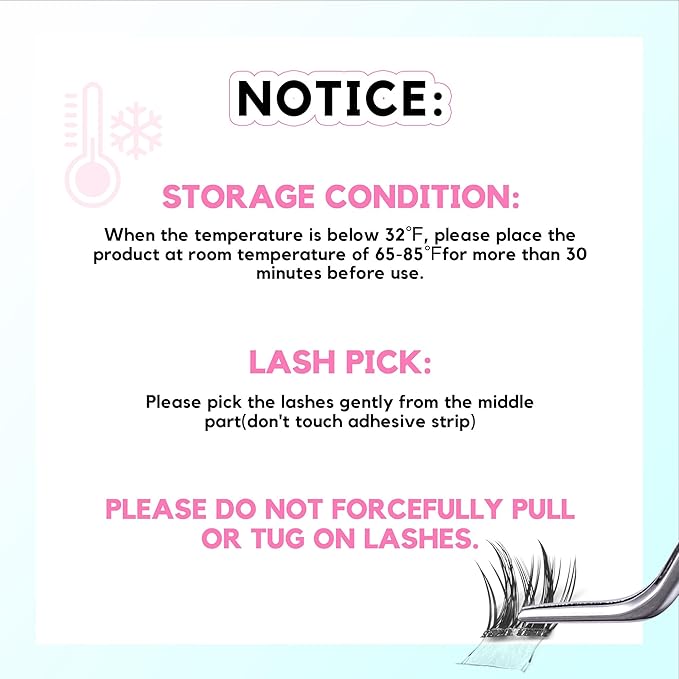 GAQQI Self Adhesive Eyelashes Clusters, No Glue Lash Clusters 10-16mm Wispy & Wet Cluster Lashes, No Band Press On Lashes, More Comfortable & Stronger Hold (Rabbit）-FemmiqueWomen