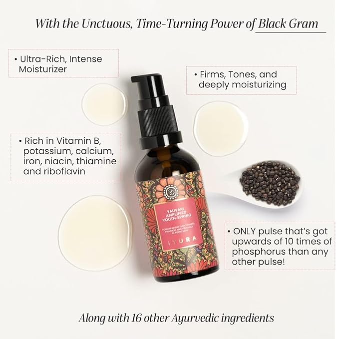 Yauvari Amplified Youth Spring - Best Face Moisturizer for Dry Skin, Aging or Mature Skin - Replaces Your Anti Aging Moisturizer - Natural Skincare with Natural Vitamin E, Vitamin A, Vitamin B-FemmiqueWomen