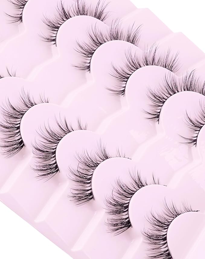 False Eyelashes Cat Eye Lashes Wispy Lashes Fake Lashes Natural Lashes Fake Eyelashes Natural Eyelashes Mink Lashes UP14-FemmiqueWomen