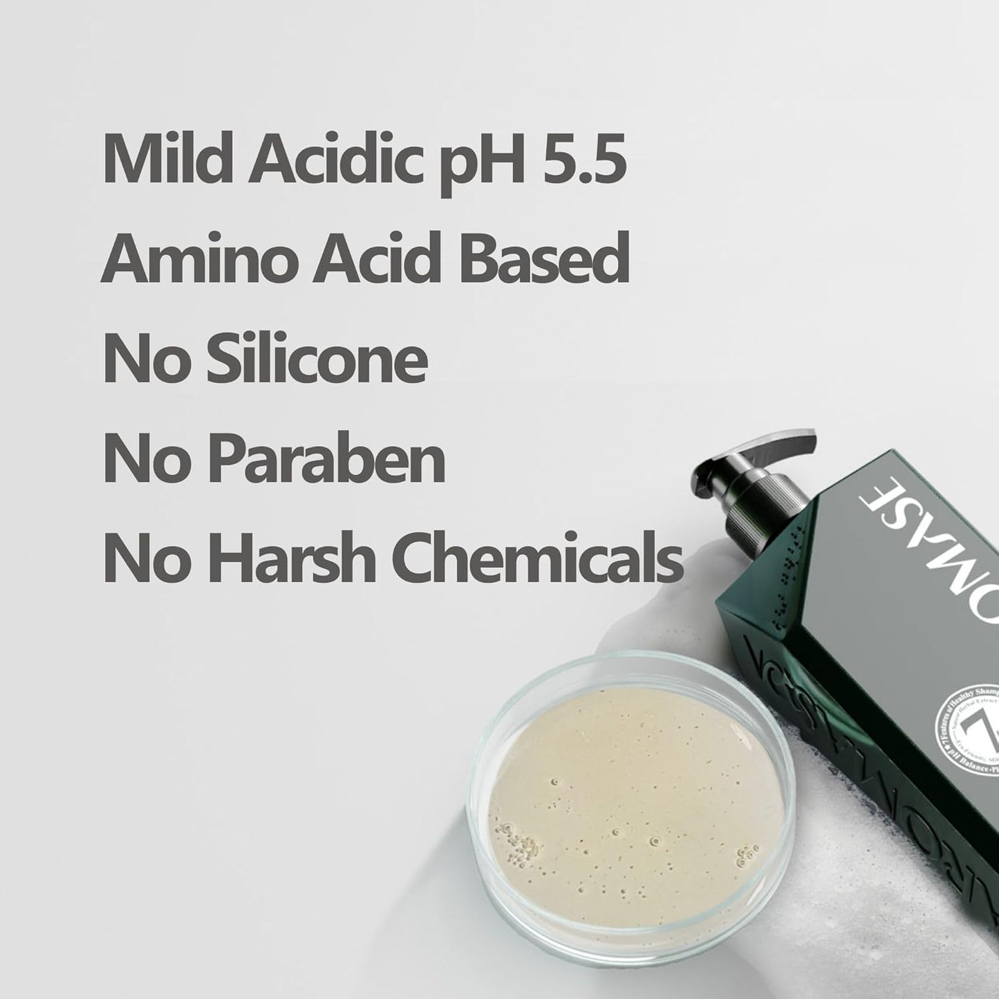 Aromase Dry Scalp Soothing Shampoo - Hydrates, Relieves Dryness and Itchiness - Amino Acid-Based Formula - No Parabens, SLS, or Silicone - 14 oz-FemmiqueWomen