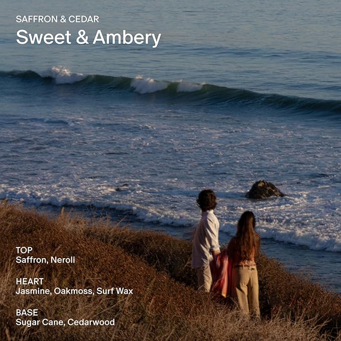 Salt & Stone Body Lotion for Women & Men | Hydrates, Nourishes & Softens Skin | Restores Dry Skin | Fast-Absorbing | Cruelty-Free & Vegan (Saffron & Cedar - 15.2 fl oz)-FemmiqueWomen