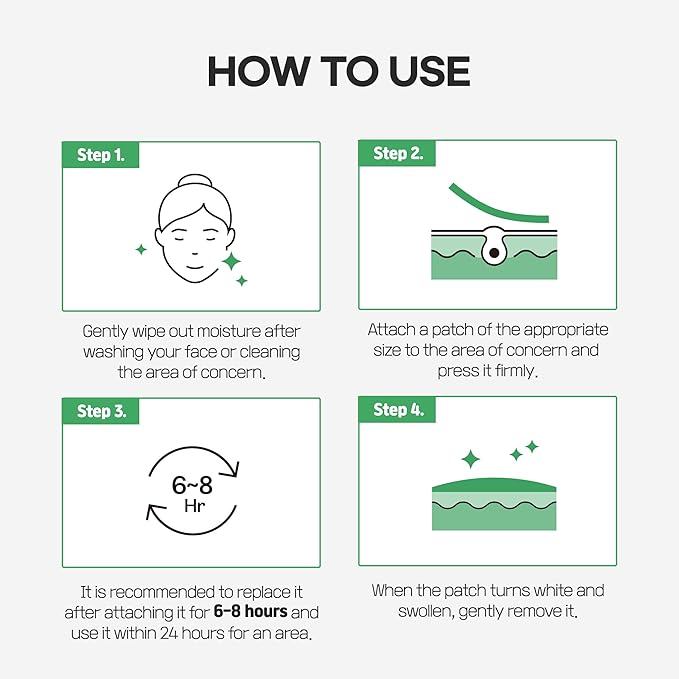 Cica Bio Spot Control Patch (1 Box, 62pcs) | Soothing Acne Patch for Redness & Blemishes | With Cica, Niacinamide & Tea Tree | Gentle for Sensitive Skin | Korean Skincare-FemmiqueWomen