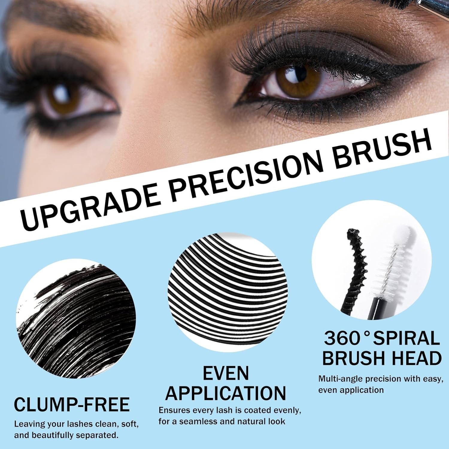 Lash Glue Kit (2 Clear Glue 1 Remover) 150Hours Waterproof Bond & Seal Adhesive for Cluster Strip & Individual Lashes, Hypoallergenic Gentle Formula for Sensitive Eyes, Easy to Remove-FemmiqueWomen