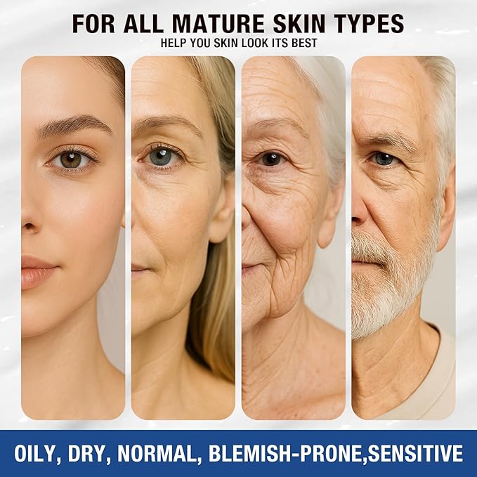 Face Moisturizer Retinol Cream For Face, Collagen Anti Aging Face Cream, Day-Night Neck Cream With Hyaluronic Acid, Wrinkle Cream For Women & Men Reduces Wrinkles, Dryness, 1.85 Fl. Oz-FemmiqueWomen