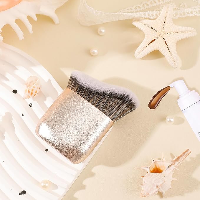 docolor Self Tanner Brush Body Makeup Brush for Flawless Face and Body Makeup, Sunless Tanner Blending Brush Body Brush for Self Tanner, Bronzer, Foundation, Vegan & Cruelty Free-FemmiqueWomen