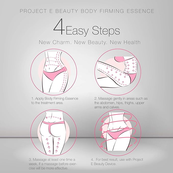 Project E Beauty Daily Skincare Routine | Gentle Cleansing | Foaming Cleanser | Moisturizing Daily | Hydrating Face Cream | Age Defender Eye Cream (Body Essence)-FemmiqueWomen