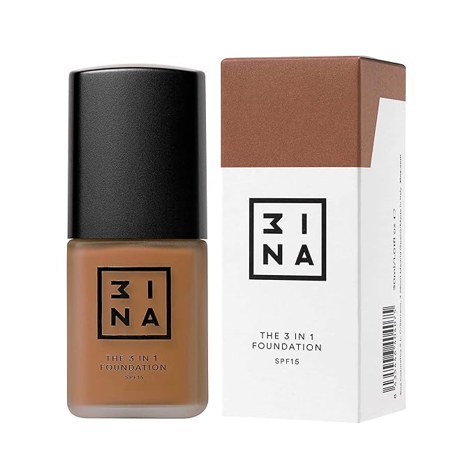 3INA The 3-In-1 Foundation 221 - Vegan Formula - Combination Of Primer, Concealer And Foundation - Medium Coverage - Natural Finish - Perfect For Covering Lines And Blemishes - Long Lasting - 1.01 Oz-FemmiqueWomen