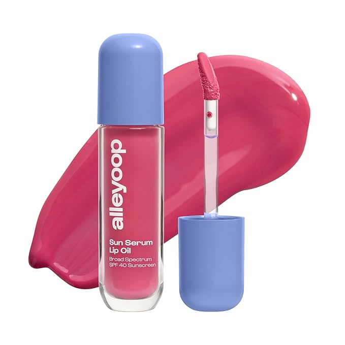 ALLEYOOP Sun Serum Lip Oil SPF 40 – Tinted Lip Oil with SPF, Hydrating Tinted Lip-Moisturizer for Women, Lips Sunscreen for Cracked Lips, Smooths & Soothes, Vegan, Travel-Friendly, Whirlwind-FemmiqueWomen