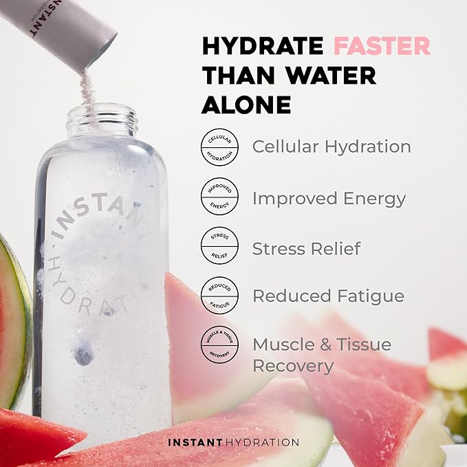 Instant Hydration Electrolytes Powder Packets - Electrolyte Drink Mix - Zero Sugar - Keto, Vegan, Gluten-Free, Non-GMO - Boost Recovery, Brain Health, Muscle & Tissue Support- 30 Sticks-FemmiqueWomen