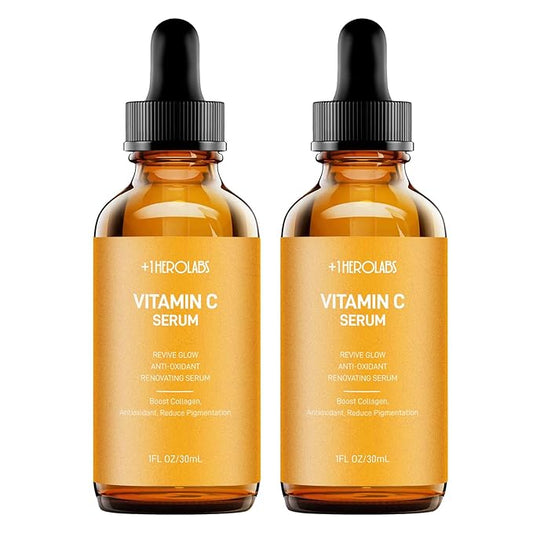 2 Packs Vitamin C Serum for Face –Anti Aging Face & Eye Serum, Hyaluronic Acid, Reduce Fine Lines, Dark Spots and Wrinkle-FemmiqueWomen